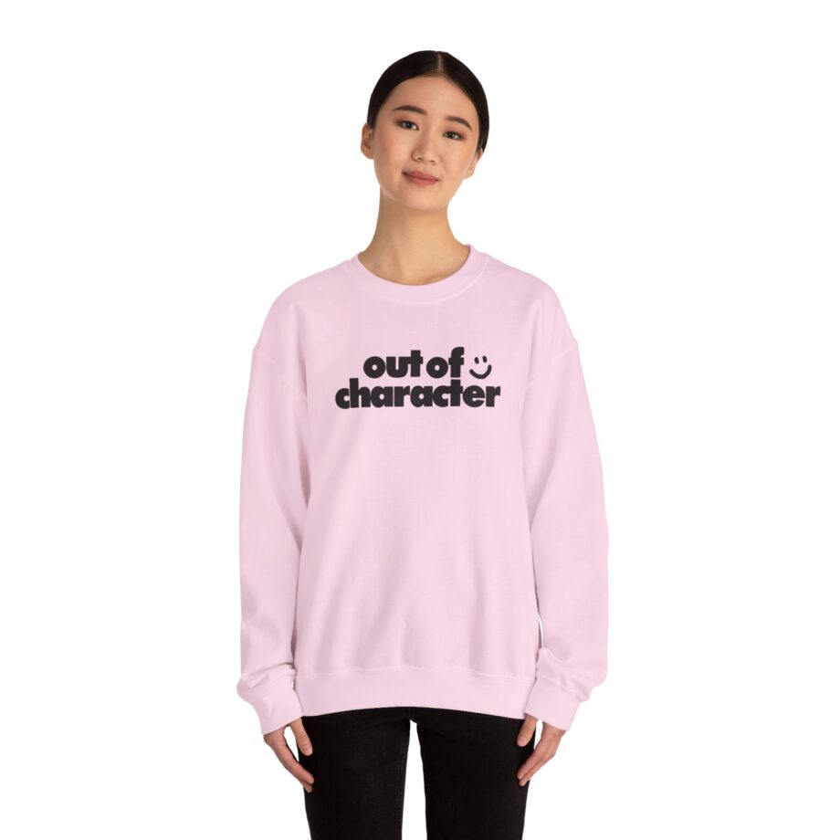 Slushy Noobz Out of Character Unisex Heavy Blend Crewneck Sweatshirt