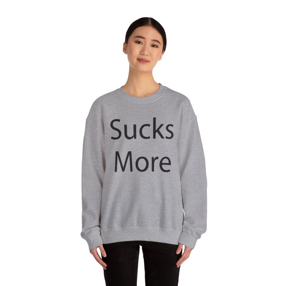 Hamzah Sucks More Tee Unisex Heavy Blend Crewneck Sweatshirt