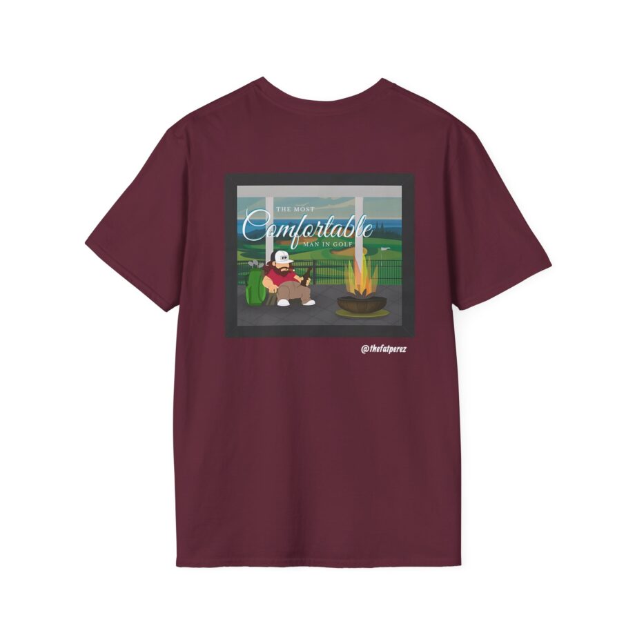 Fat Perez the Most Comfortable Man in Golf V.20 Unisex Softstyle T-Shirt