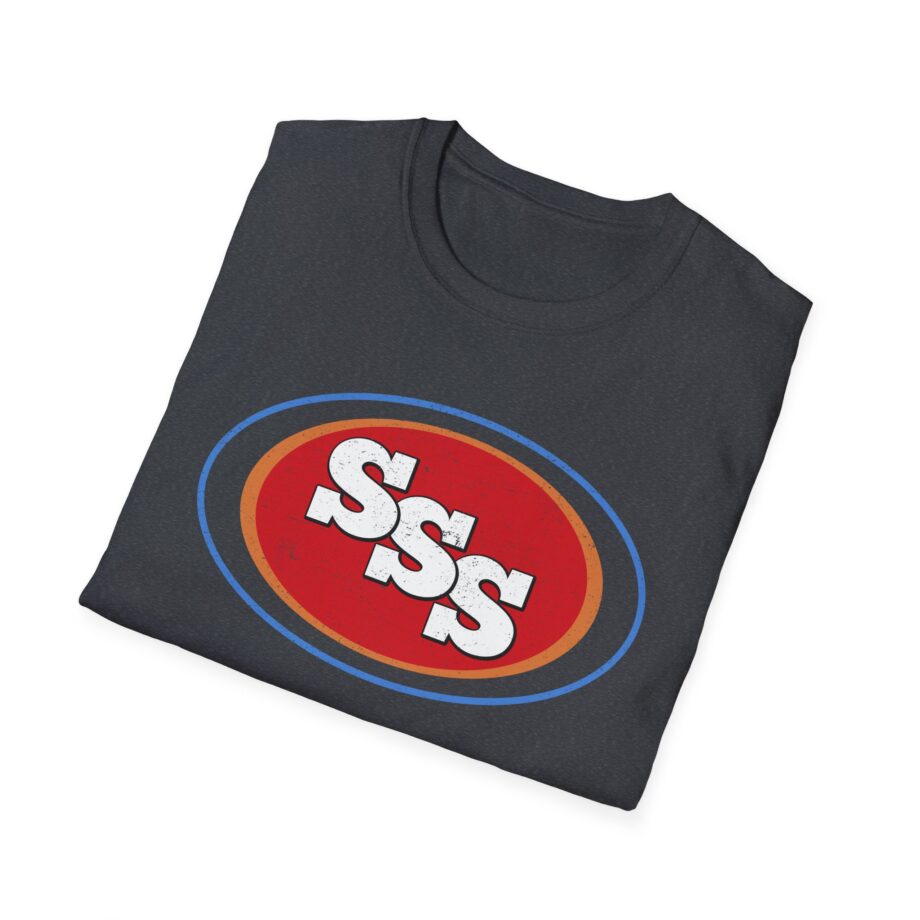 Seasick Steve Sss Oval Acid Unisex Softstyle T-Shirt