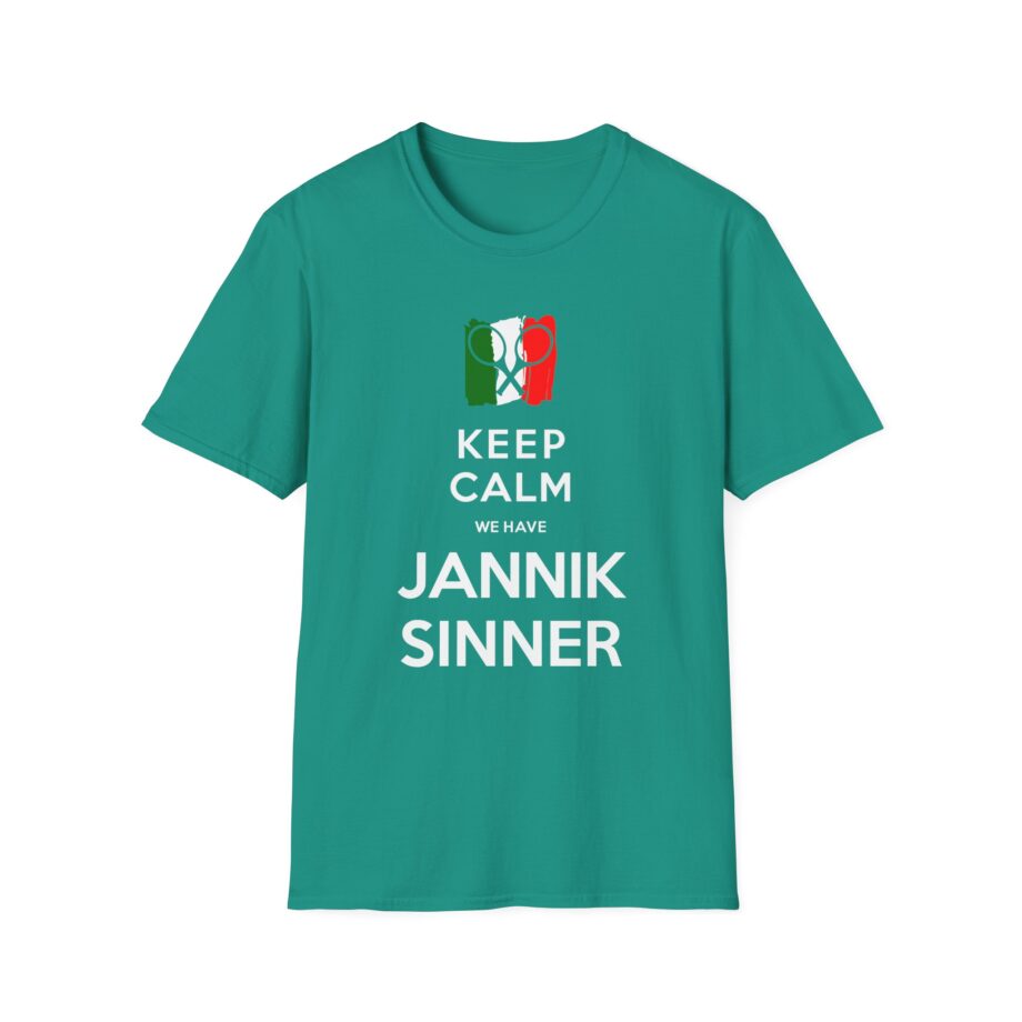 Jannik Sinner Keep Calm We Have  Unisex Softstyle T-Shirt