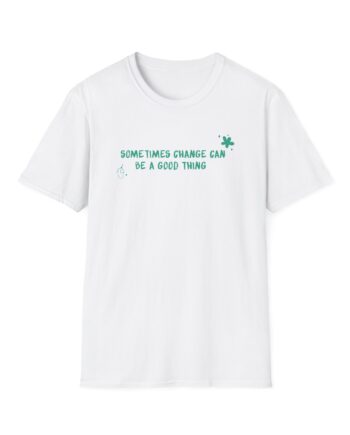 Heartstopper Sometimes Change Can Be a Good Thing Unisex Softstyle T-Shirt