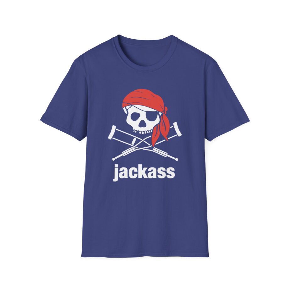 Jackass Skull and Crutches Unisex Softstyle T-Shirt