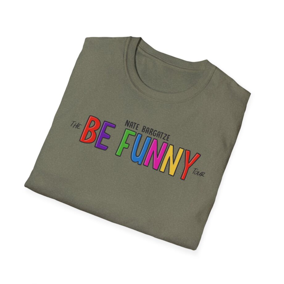 Nate Bargatze the Be Funny Tour Unisex Softstyle T-Shirt
