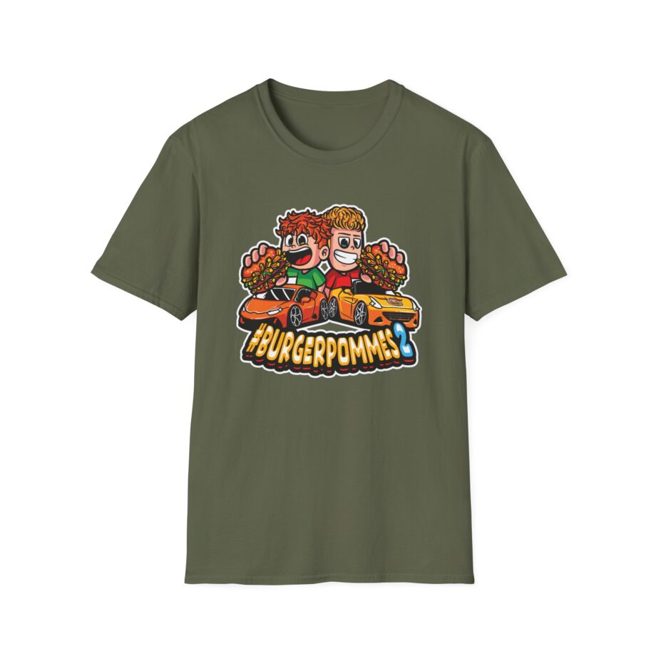 Burger Pommes  Unisex Softstyle T-Shirt