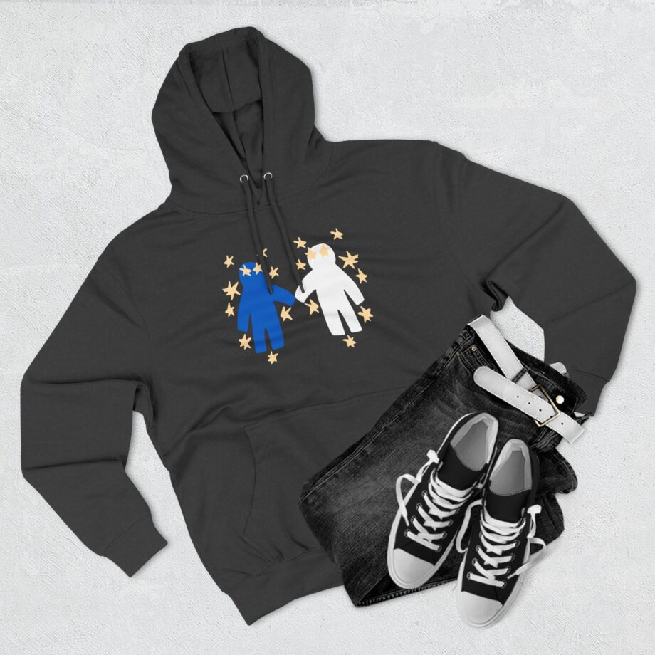 Slushy Noobz  Out Of Character Three-panel Fleece Hoodie