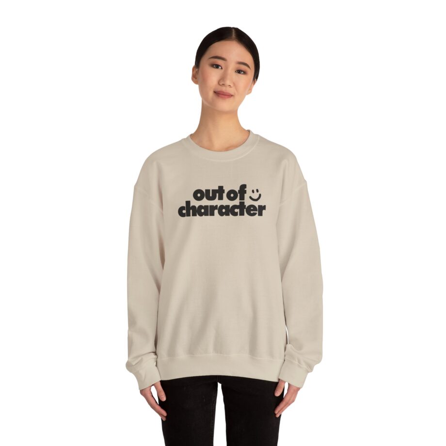 Slushy Noobz Out of Character Unisex Heavy Blend Crewneck Sweatshirt
