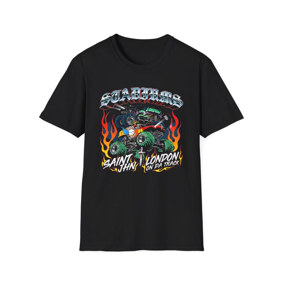 Saint Jhn Stadiums With London on Da Track Unisex Softstyle T-Shirt