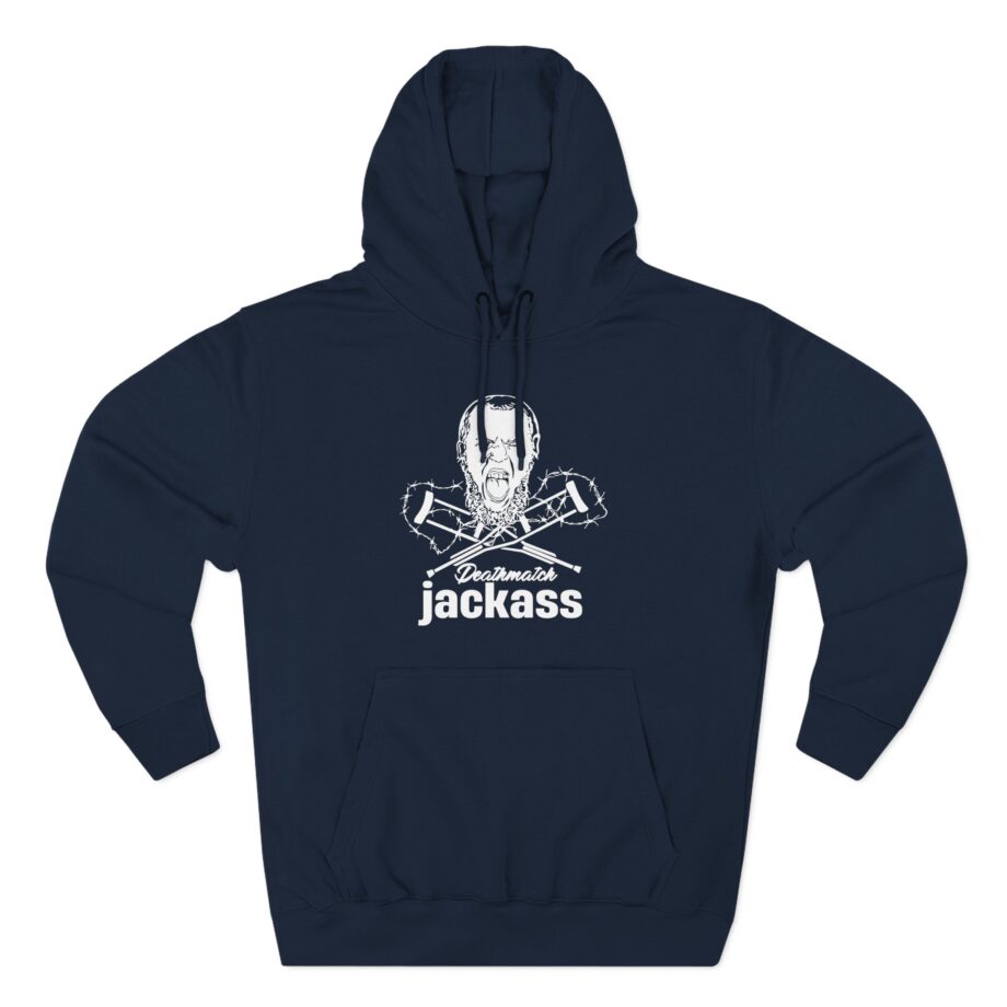 Dale Patricks-deathmatch Jackass Three-Panel Fleece Hoodie