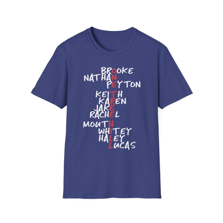 One Tree Hill Character Names Unisex Softstyle Tee