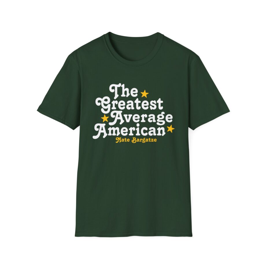 The Greatest Average American Nate Bargatze Unisex Softstyle T-Shirt