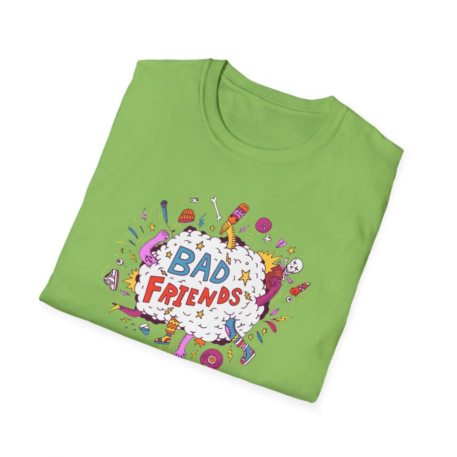 Bad Friends Fight Cloud Unisex Softstyle T-shirt