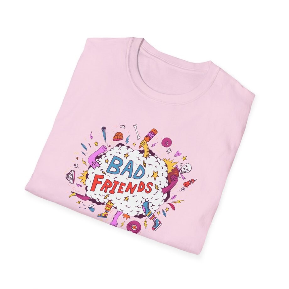 Bad Friends Fight Cloud Unisex Softstyle T-shirt
