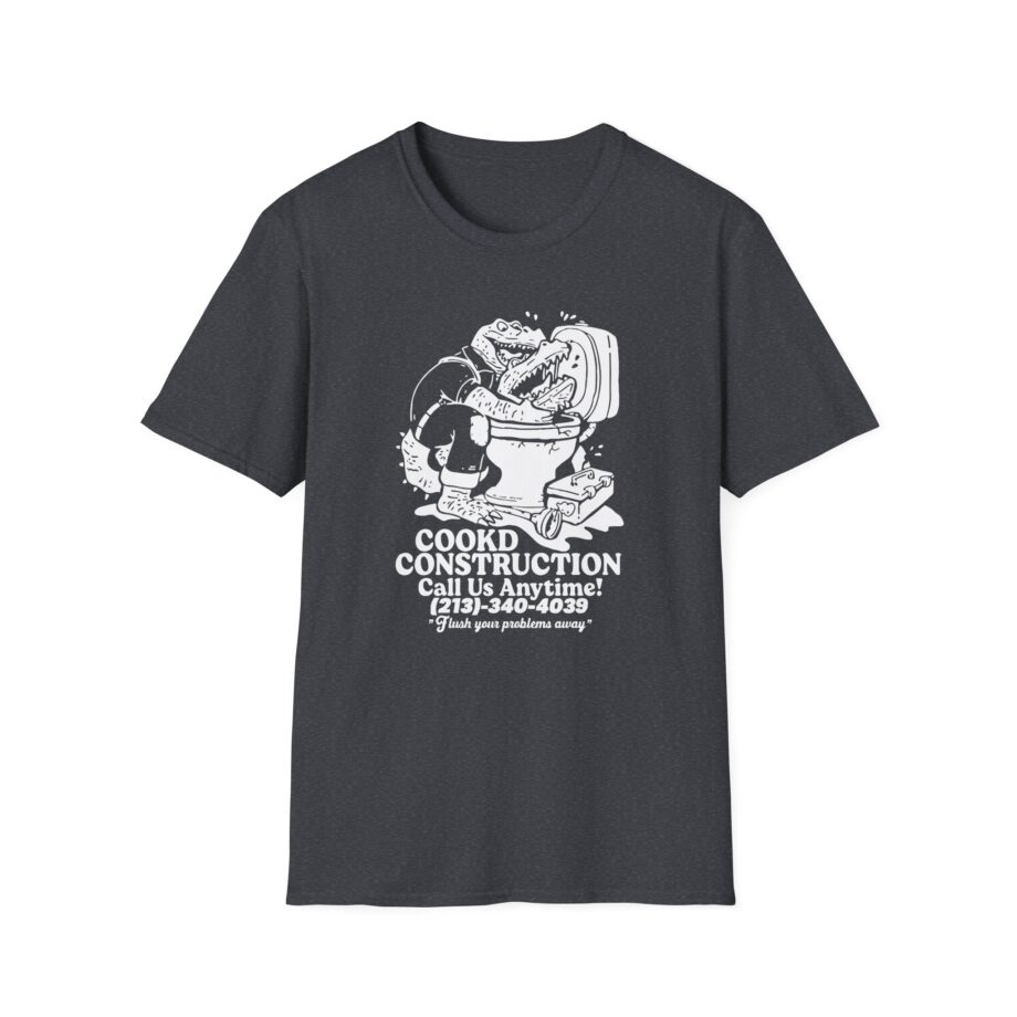 Lazarbeam  Cookd Construction Call Us Anytime Unisex Softstyle T-Shirt