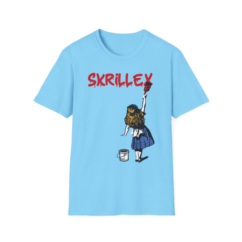 skrillex red girl Unisex Softstyle T-Shirt