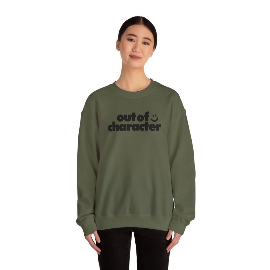 Slushy Noobz Out of Character Unisex Heavy Blend Crewneck Sweatshirt