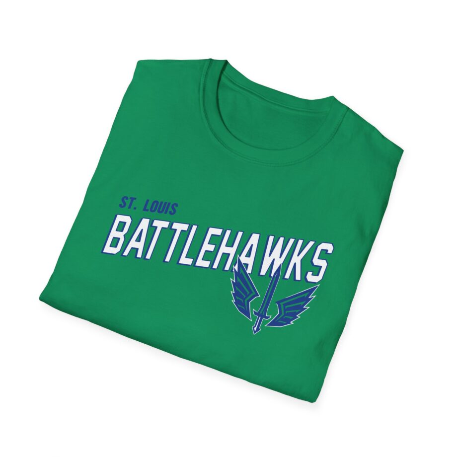 St. Louis Battlehawks 108 Stitches Tarc Merman  Unisex Softstyle T-Shirt