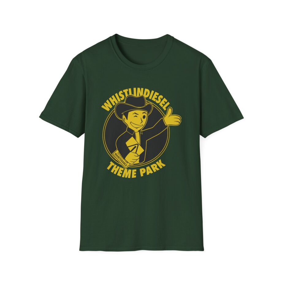 Whistlindiesel Theme Park Unisex Softstyle T-shirt