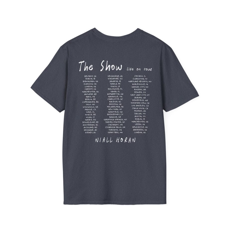 Niall Horan the Show Photo Dates  Unisex Softstyle T-shirt