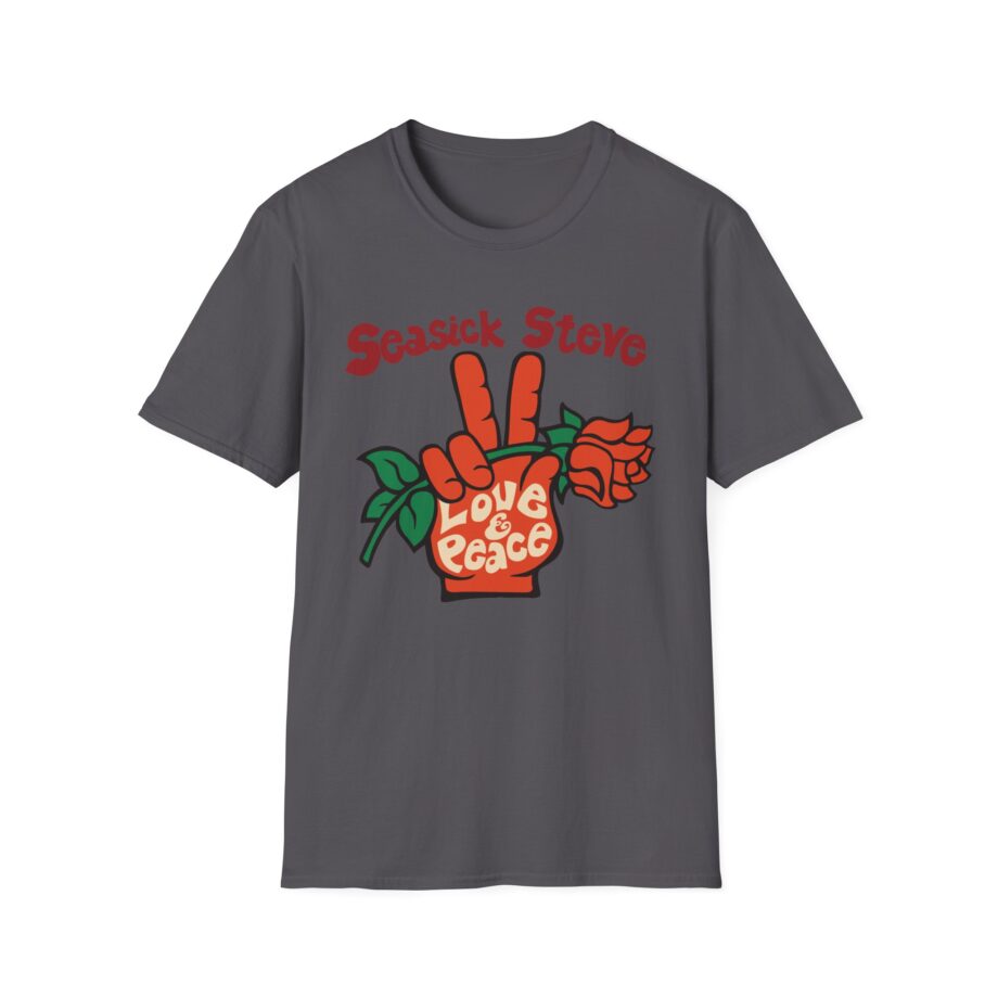 Seasick Steve Love & Peace Unisex Softstyle T-Shirt