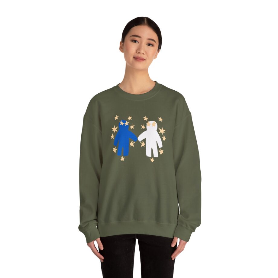 Slushy Noobz  Out Of Character Unisex Heavy Blend Crewneck Sweatshirt