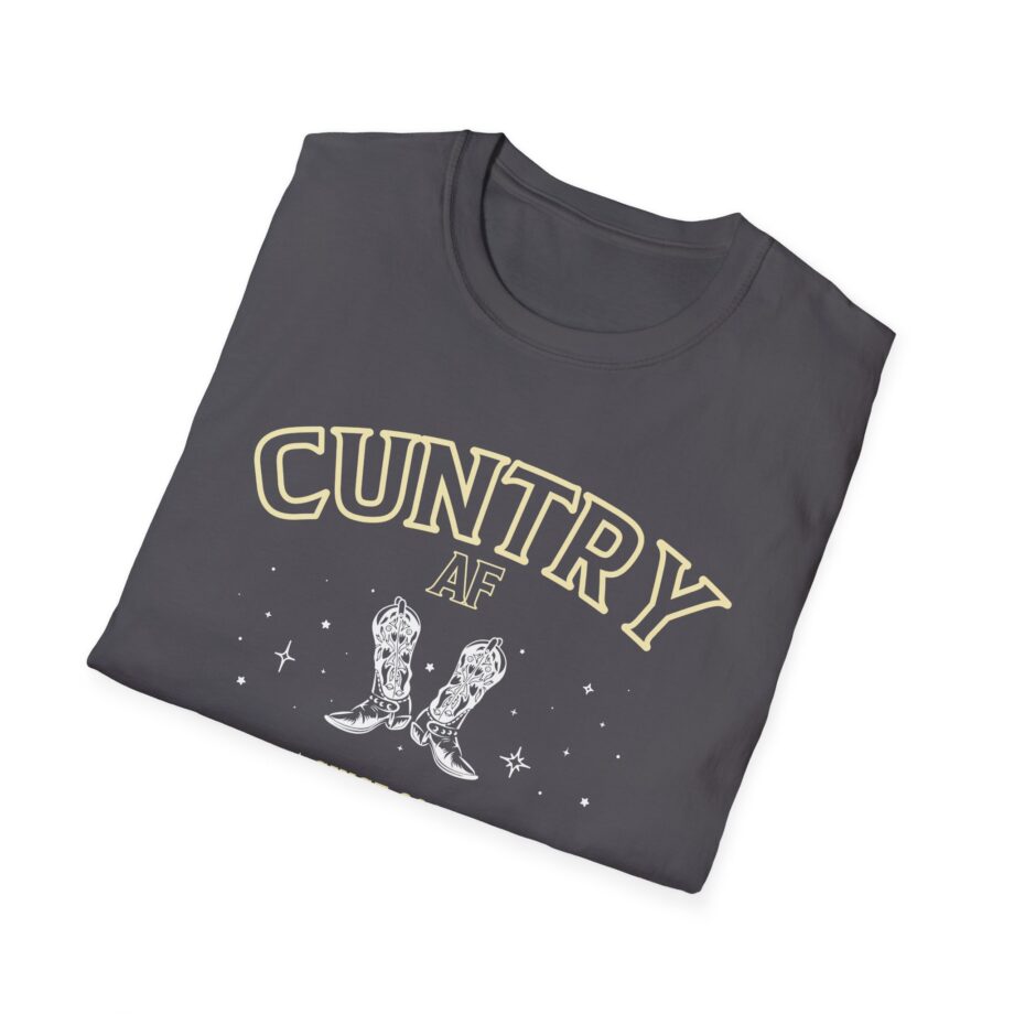 Sadie Crowell Cuntry Af Cropped Unisex Softstyle T-shirt