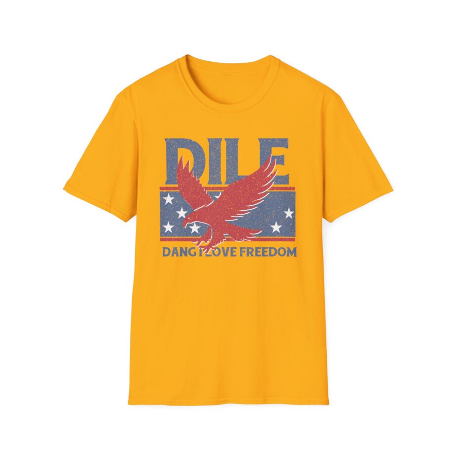 Sadie Crowell Dilf Dang I Love Freedom Unisex Softstyle T-shirt