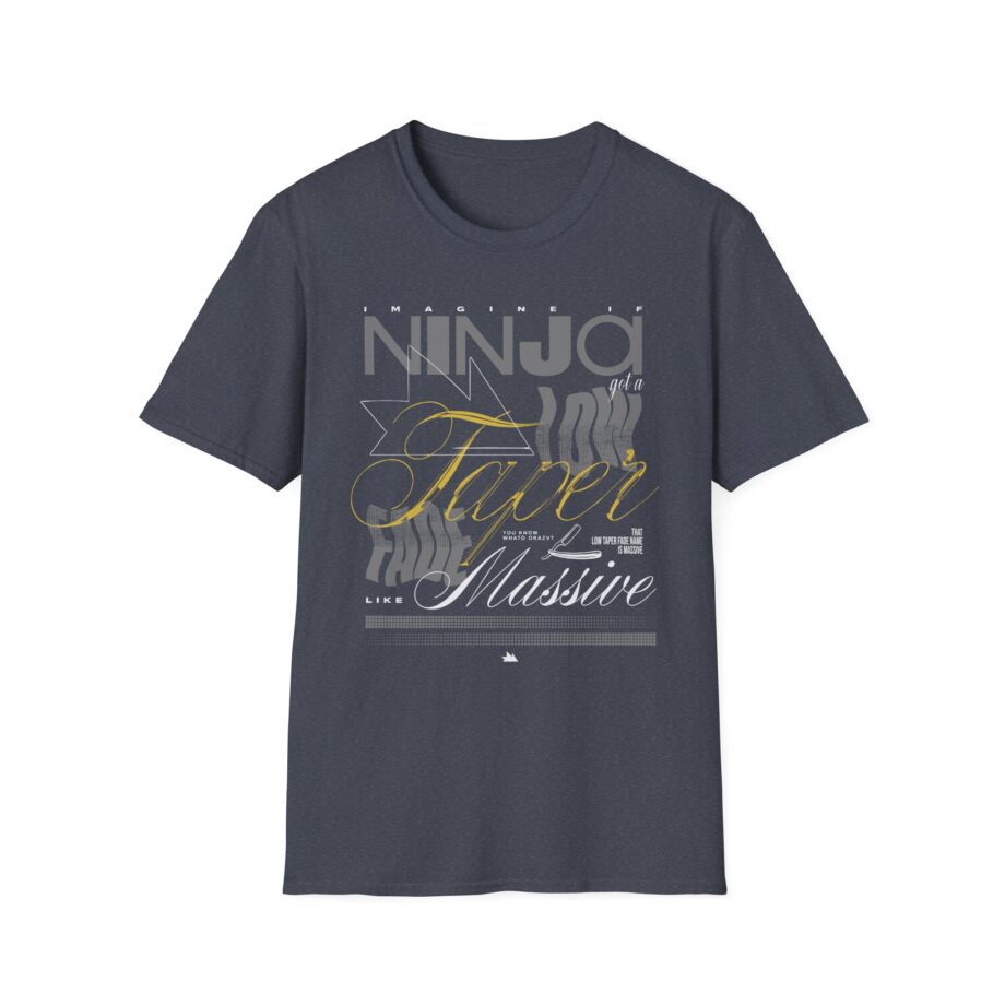 Ninja  Low Taper Fade Unisex Softstyle T-shirt