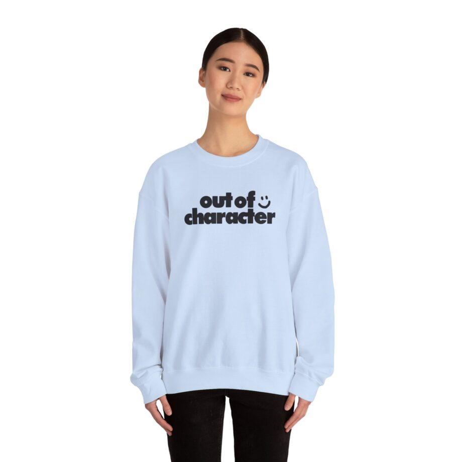 Slushy Noobz Out of Character Unisex Heavy Blend Crewneck Sweatshirt