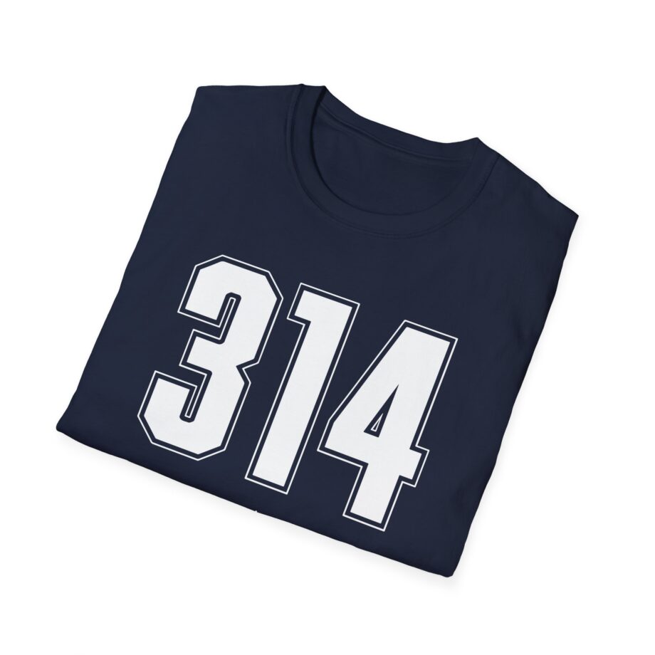 St. Louis Battlehawks Area Code Unisex Softstyle T-shirt