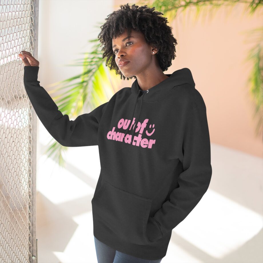 Slushy Noobz  Out Of Character Three-panel Fleece Hoodie