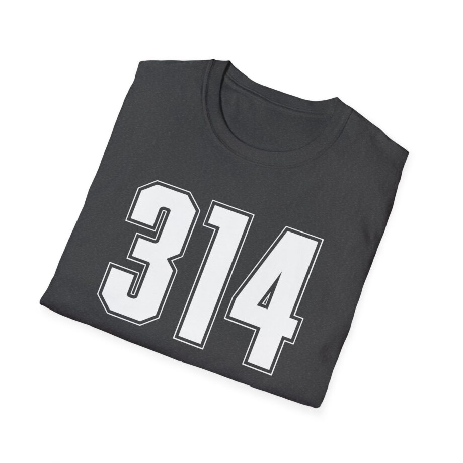 St. Louis Battlehawks Area Code Unisex Softstyle T-shirt