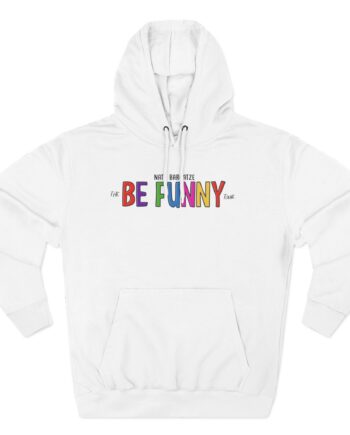 Nate Bargatze the Be Funny Tour Three-panel Fleece Hoodie