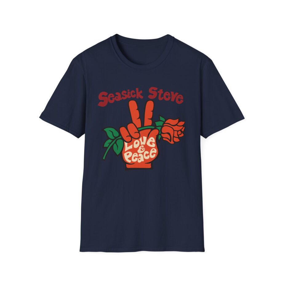 Seasick Steve Love & Peace Unisex Softstyle T-Shirt
