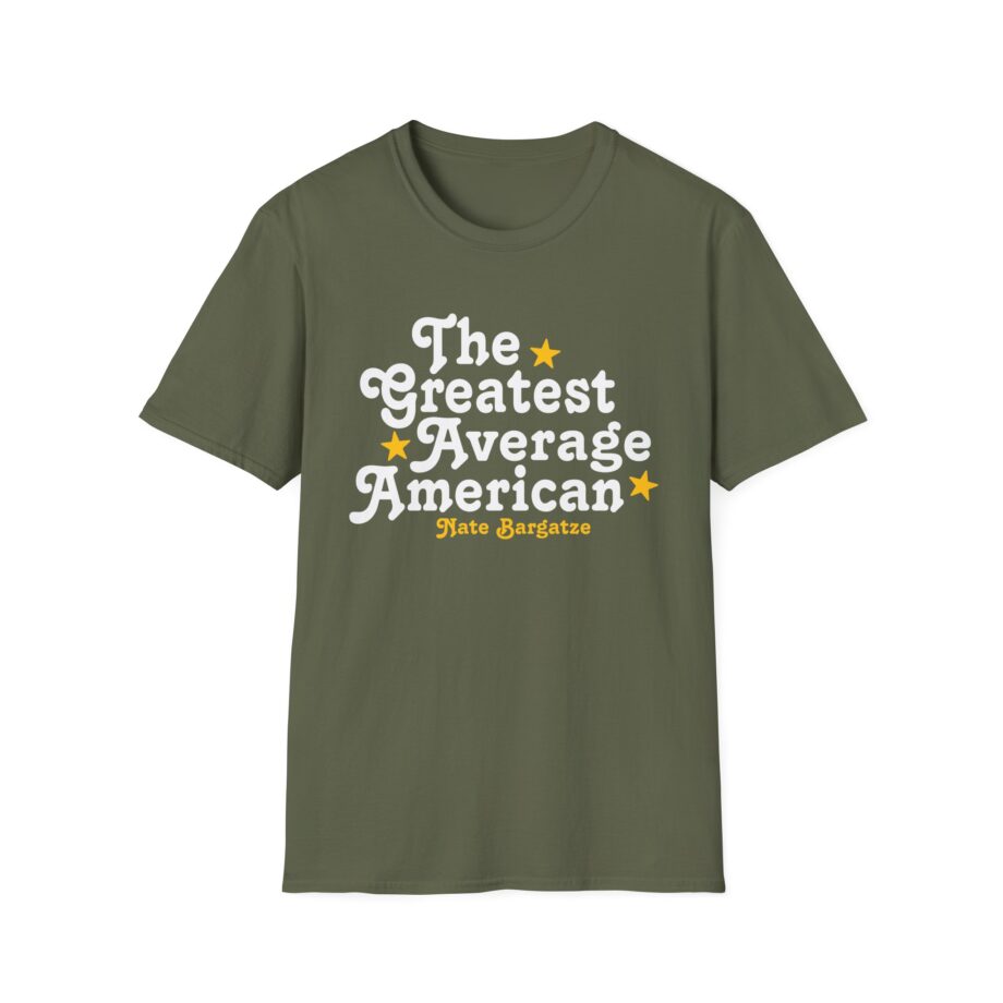 The Greatest Average American Nate Bargatze Unisex Softstyle T-Shirt