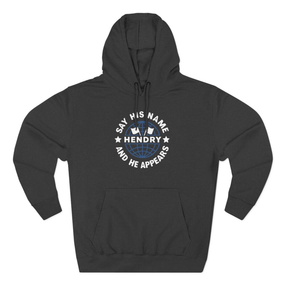 Say His Name Joe Hendry Three-Panel Fleece Hoodie