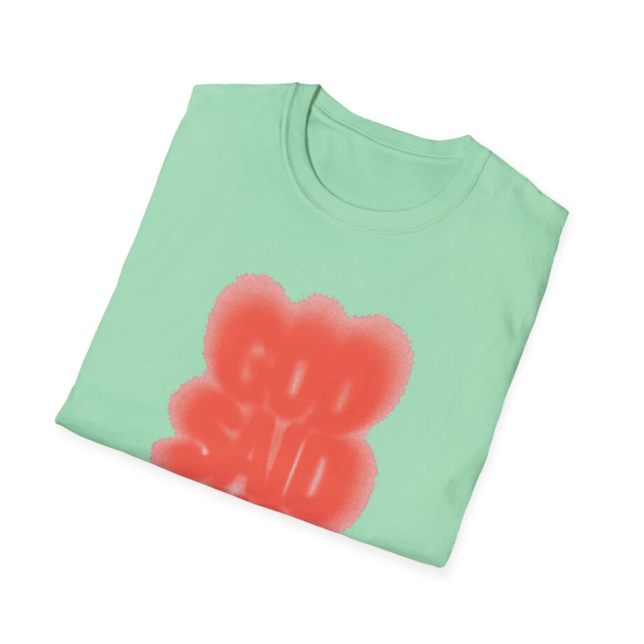 Omar Apollo God Said No Blur Unisex Softstyle T-shirt
