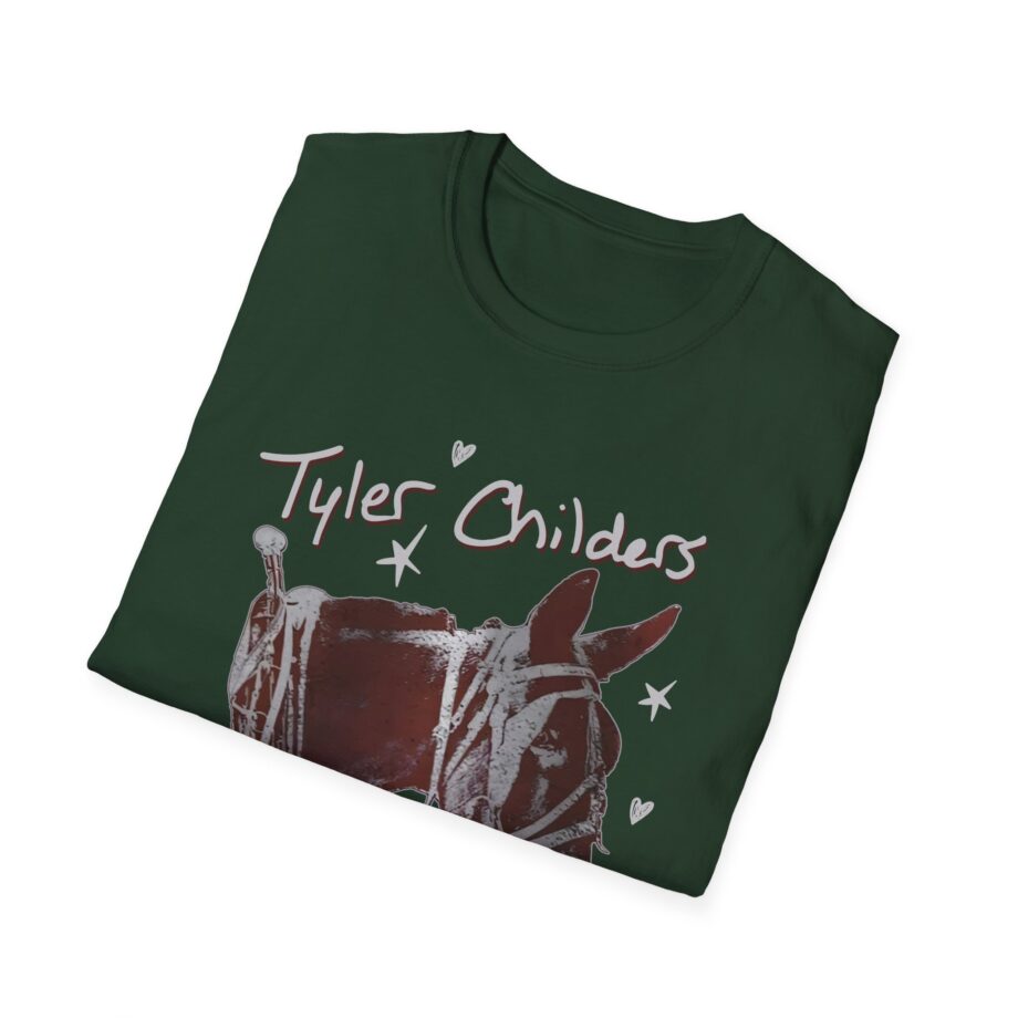 Tyler Childers Green Youth Mule Unisex Softstyle T-shirt