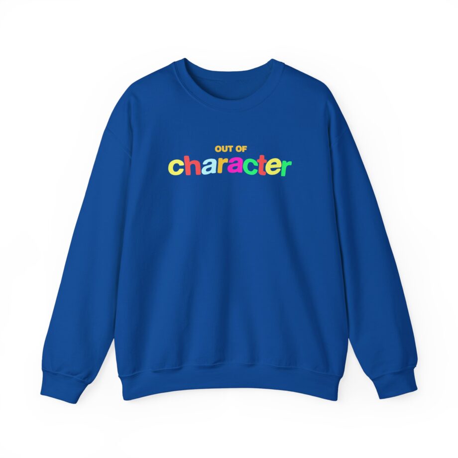 Slushy Noobz  Out Of Character Unisex Heavy Blend Crewneck Sweatshirt
