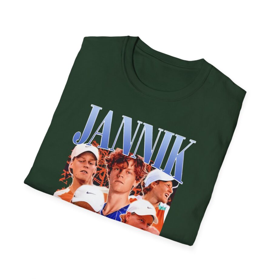 Jannik Sinner Retro Art Unisex Softstyle T-Shirt