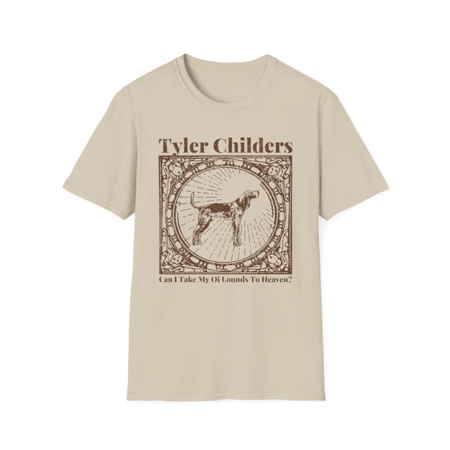 Tyler Childers Beige Hound Unisex Softstyle T-shirt