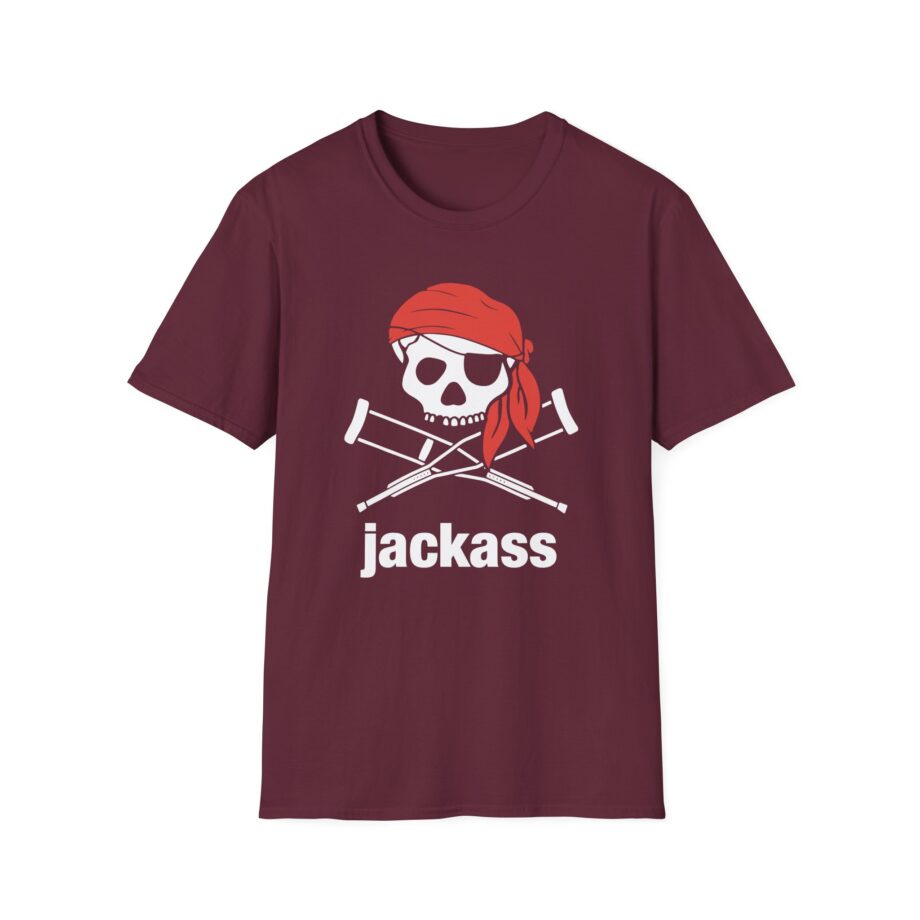 Jackass Skull and Crutches Unisex Softstyle T-Shirt