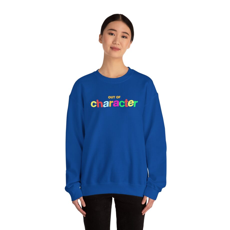 Slushy Noobz  Out Of Character Unisex Heavy Blend Crewneck Sweatshirt
