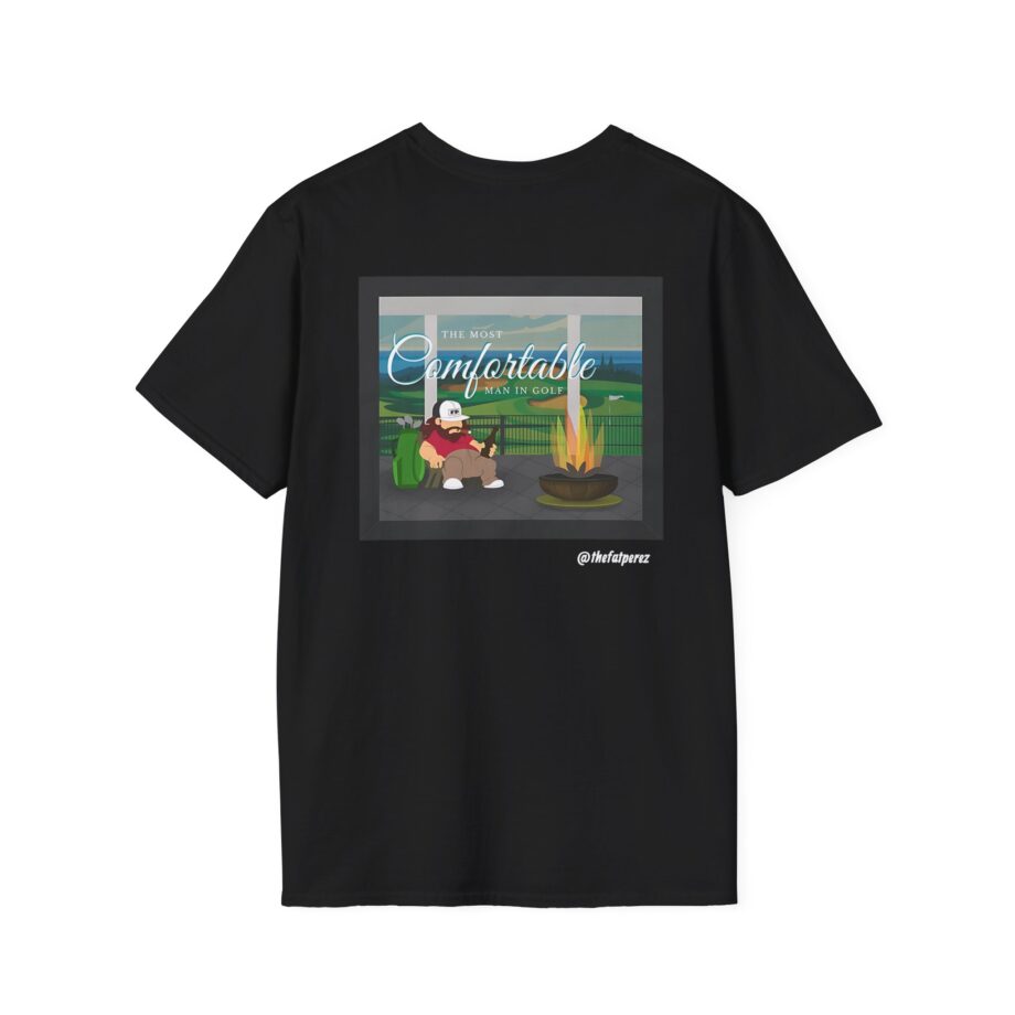 Fat Perez the Most Comfortable Man in Golf V.20 Unisex Softstyle T-Shirt