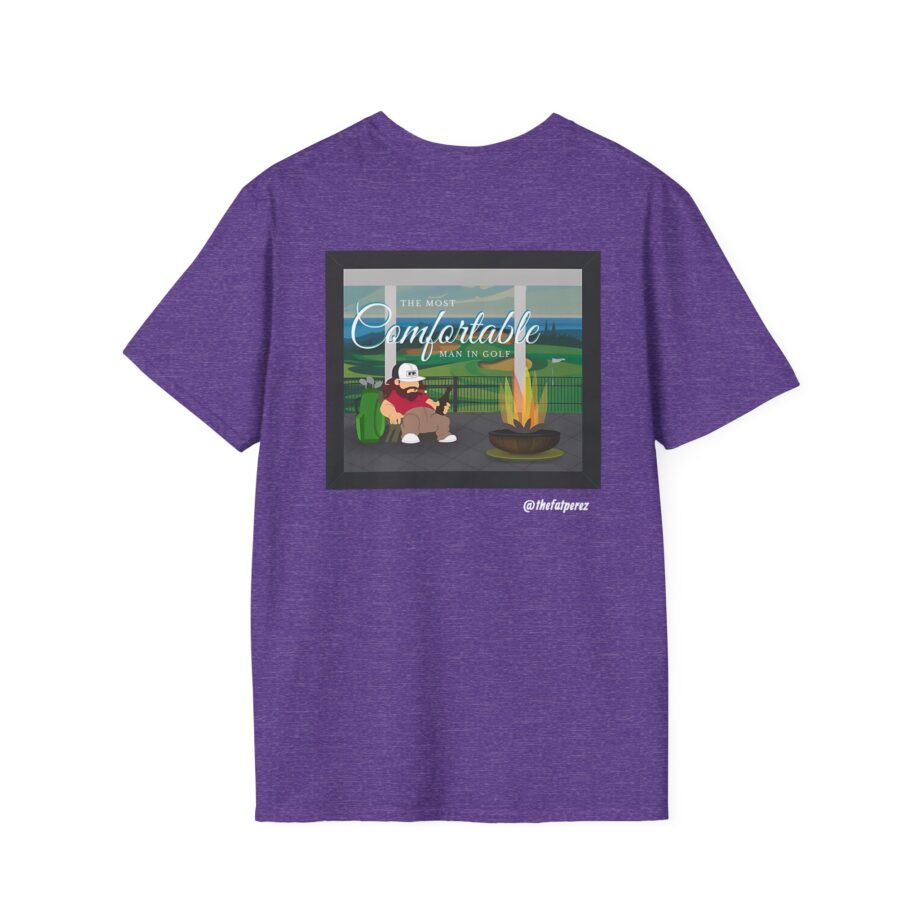 Fat Perez the Most Comfortable Man in Golf V.20 Unisex Softstyle T-Shirt