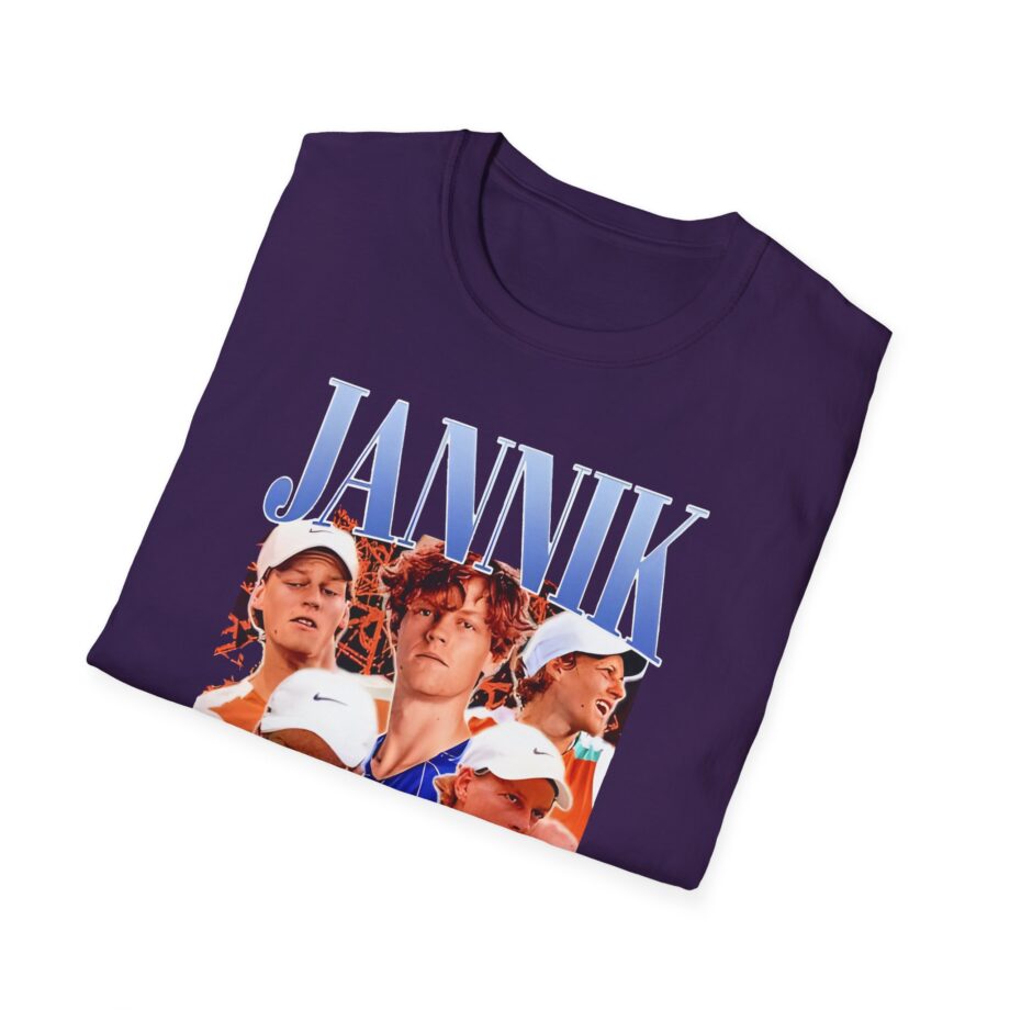 Jannik Sinner Retro Art Unisex Softstyle T-Shirt