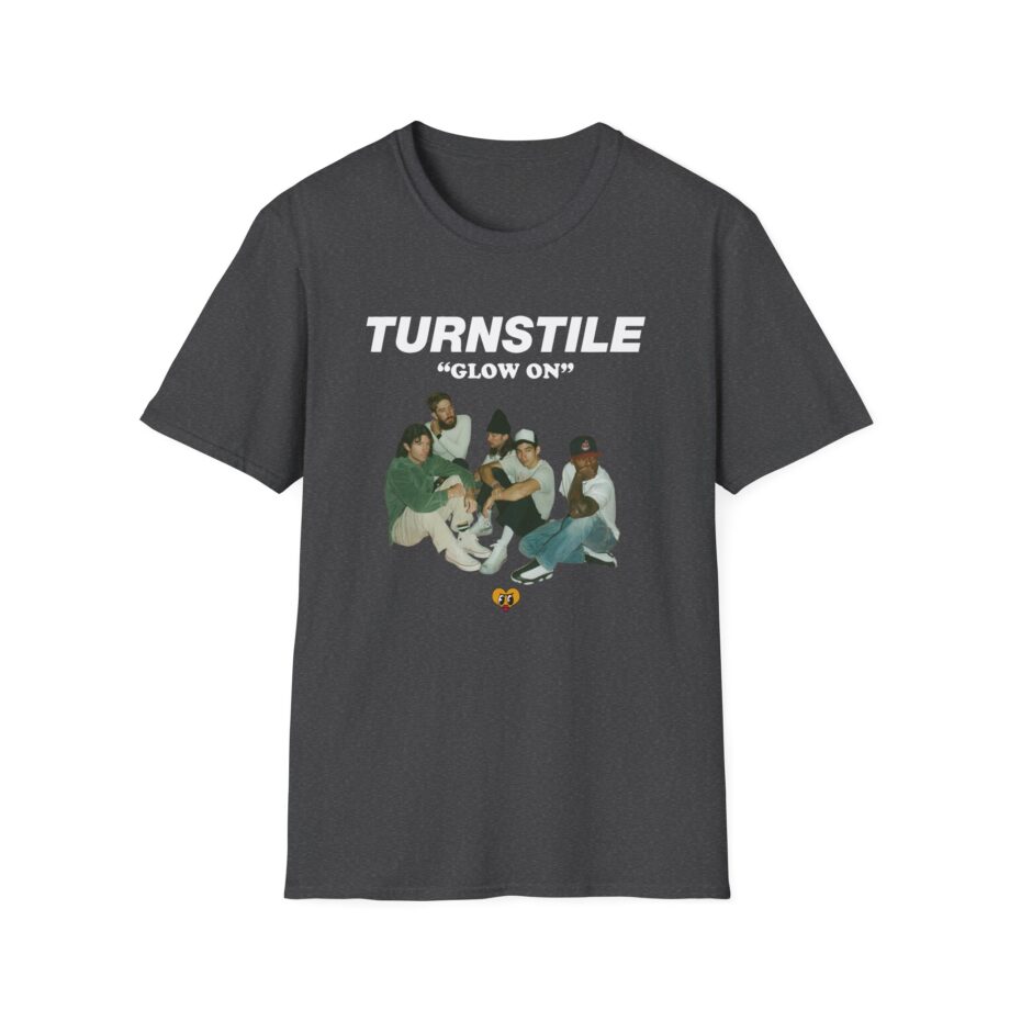 Turnstile Glow on Drawing Unisex Softstyle T-shirt
