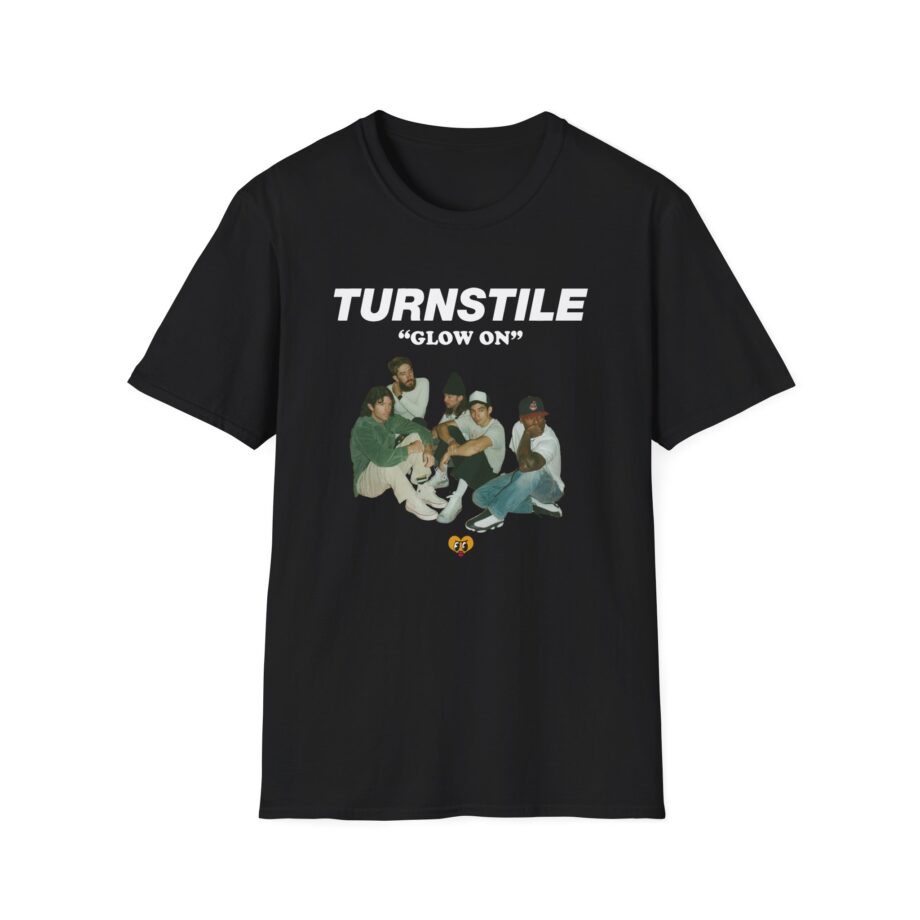 Turnstile Glow on Drawing Unisex Softstyle T-shirt