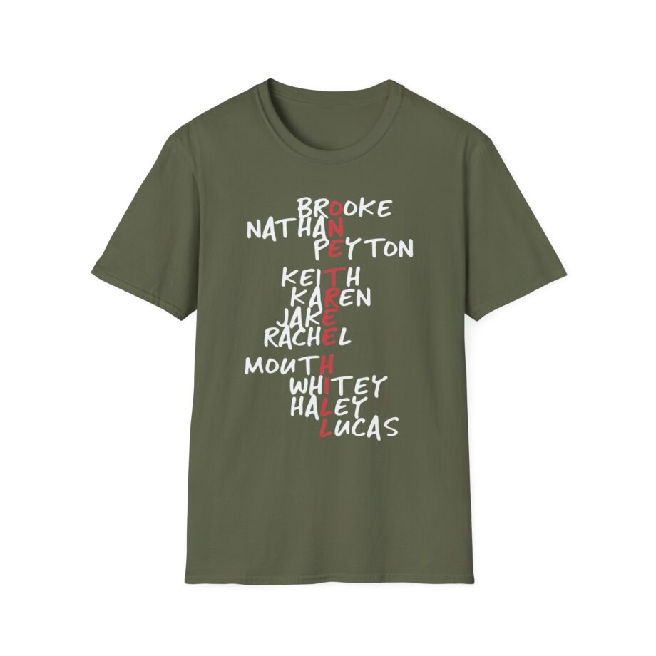 One Tree Hill Character Names Unisex Softstyle Tee