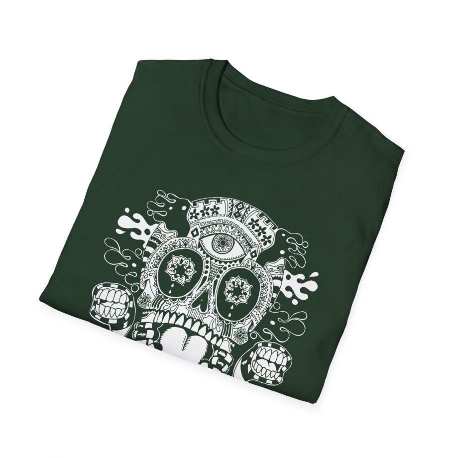 Will Wood Host Skull Unisex Softstyle T-shirt